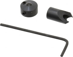 Vernon - 5/16" Cutter Diam, #29 Drill Combatibility, 1/4" Collar Thickness, Adjustable Depth Drill Countersink - Eagle Tool & Supply