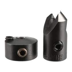 Vernon - 5/16" Cutter Diam, #30 Drill Combatibility, 1/4" Collar Thickness, Adjustable Depth Drill Countersink - Eagle Tool & Supply