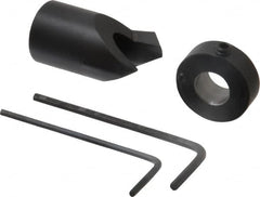 Vernon - 5/8" Cutter Diam, Letter R Drill Compatibility, 5/16" Collar Thickness, Adjustable Depth Drill Countersink - Eagle Tool & Supply