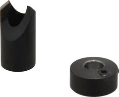 Vernon - 3/8" Cutter Diam, 13/64" Drill Compatibility, 1/4" Collar Thickness, Adjustable Depth Drill Countersink - Eagle Tool & Supply