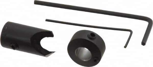 Vernon - 3/8" Cutter Diam, 7/32" Drill Compatibility, 1/4" Collar Thickness, Adjustable Depth Drill Countersink - Eagle Tool & Supply