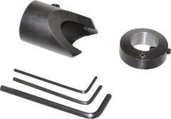Vernon - 1" Cutter Diam, 5/8" Drill Compatibility, 3/8" Collar Thickness, Adjustable Depth Drill Countersink - Eagle Tool & Supply