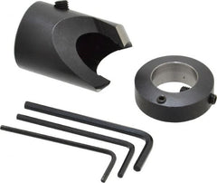 Vernon - 1-3/16" Cutter Diam, 3/4" Drill Compatibility, 7/16" Collar Thickness, Adjustable Depth Drill Countersink - Eagle Tool & Supply