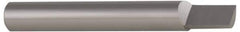 Accupro - 1/2" Shank Diam, 2" OAL, 1/2" Cut Diam, Square Engraving Cutter - 9/16" LOC, 0.5" Tip Diam, 1 Flute, Right Hand Cut, Micrograin Solid Carbide, Uncoated - Eagle Tool & Supply