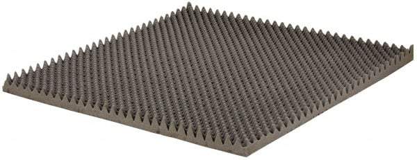 American Acoustical Products - 54" Long x 54" Wide, Polyurethane Foam Sheet - ASTM Specification, Gray - Eagle Tool & Supply