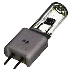 Value Collection - 300 Watt, 24 Volt, Halogen Miniature & Specialty T6 Lamp - 2 Pin Base, 50 to 749 Equivalent Range, Neutral (3,000 to 3,699), 2-1/8" OAL - Eagle Tool & Supply
