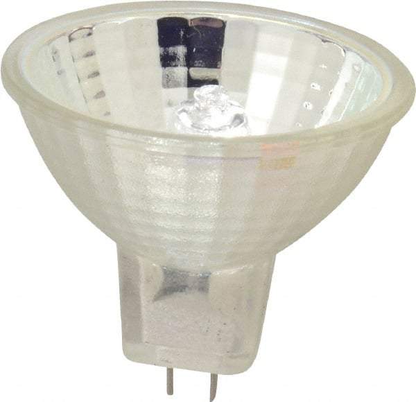 Value Collection - 410 Watt, 82 Volt, Halogen Miniature & Specialty MR16 Lamp - 2 Pin Base, 50 to 749 Equivalent Range, Neutral (3,000 to 3,699), 1-5/8" OAL - Eagle Tool & Supply