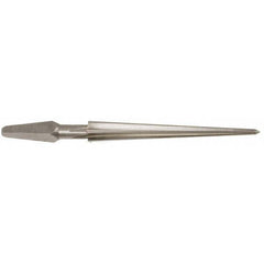 Alvord Polk - 1" Diam, 3/8" Small End Diam, Brace Shank, 4-1/2" Flute, Repairman's Reamer - Eagle Tool & Supply