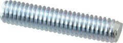 Value Collection - 5/16-18 1-1/2" OAL Fully Threaded Stud - Carbon Steel, Zinc-Plated Finish - Eagle Tool & Supply
