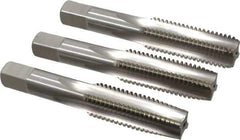 Hertel - 3/4-10 UNC, 4 Flute, Bottoming, Plug & Taper, Bright Finish, High Speed Steel Tap Set - 4-1/4" OAL, 2B/3B Class of Fit - Eagle Tool & Supply