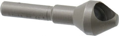 Weldon - 9/16" Head Diam, 1/4" Shank Diam, 60° High Speed Steel Countersink - Eagle Tool & Supply