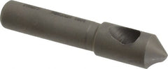 Weldon - 19/64" Head Diam, 1/4" Shank Diam, 82° High Speed Steel Countersink - Eagle Tool & Supply