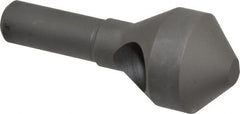 Weldon - 1-1/8" Head Diam, 1/2" Shank Diam, 90° High Speed Steel Countersink - Eagle Tool & Supply