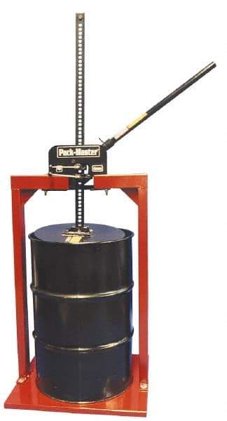 Made in USA - Manual Compactor - 4,000 Lb, 90" High x 29" Wide x 27" Deep - Eagle Tool & Supply