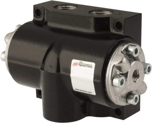ARO/Ingersoll-Rand - 1" Inlet x 1" Outlet, Pilot Actuator, Spring Return, 2 Position, Body Ported Solenoid Air Valve - 280 CFM, 7.8 CV, 4 Way, 150 psi, 180° Max Temp, -10° Min Temp - Eagle Tool & Supply
