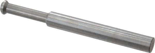 Accupro - 1/4" Cutter Head Diam, 1/32" Flat Width, 2-1/2" OAL, Solid Carbide, Single Right Hand Back Chamfer - Eagle Tool & Supply