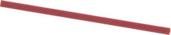 Value Collection - Triangle, Synthetic Ruby, Midget Finishing Stick - 50mm Long x 2mm Wide, Fine Grade - Eagle Tool & Supply