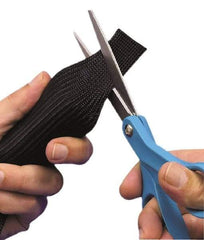 Techflex - Black Braided Expandable Cable Sleeve - 50' Coil Length, -103 to 257°F - Eagle Tool & Supply