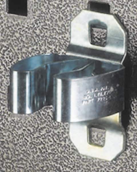 Triton - Spring Clip Standard Pegboard Hook - 1-1/2" Projection, Steel - Eagle Tool & Supply