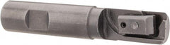 APT - 3/4" Cut Diam, 0.65" Max Depth of Cut, 3/4" Shank Diam, 3-7/8" OAL, Indexable Square Shoulder End Mill - TPC 32..., TPG 32., TPU 32. Inserts, Weldon Shank, 90° Lead Angle, Series Tri-Dex - Eagle Tool & Supply