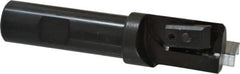 APT - 1" Cut Diam, 0.65" Max Depth of Cut, 3/4" Shank Diam, 3-7/8" OAL, Indexable Square Shoulder End Mill - TPC 32..., TPG 32., TPU 32. Inserts, Weldon Shank, 90° Lead Angle, Series Tri-Dex - Eagle Tool & Supply