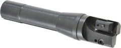 APT - 1-1/4" Cut Diam, 0.65" Max Depth of Cut, 5-7/8" OAL, Indexable Square Shoulder End Mill - TPC 32..., TPG 32., TPU 32. Inserts, R8 90° Lead Angle, Series Tri-Dex - Eagle Tool & Supply
