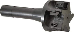 APT - 2-1/2" Cut Diam, 0.65" Max Depth of Cut, 5-7/8" OAL, Indexable Square Shoulder End Mill - TPC 32..., TPG 32., TPU 32. Inserts, R8 90° Lead Angle, Series Tri-Dex - Eagle Tool & Supply
