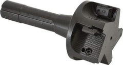 APT - 3" Cut Diam, 0.65" Max Depth of Cut, 5-7/8" OAL, Indexable Square Shoulder End Mill - TPC 32..., TPG 32., TPU 32. Inserts, R8 90° Lead Angle, Series Tri-Dex - Eagle Tool & Supply
