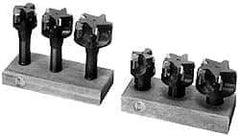 APT - 2 to 3" Cutting Diam, 1-1/4" Shank Diam, Indexable End Mill Set - 3, 5 Inserts, QMS Carbide Toolholder, Series Quad-Mill - Eagle Tool & Supply