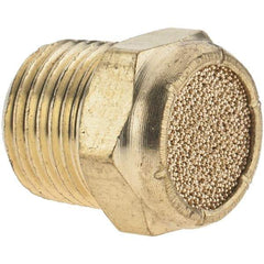 ARO/Ingersoll-Rand - 1/8 Male NPT, 7/16" Hex, 7/16" OAL, Breather Vent - 250 Max psi - Eagle Tool & Supply