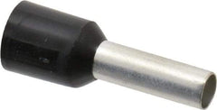 ACI - 10 AWG, Partially Insulated, Crimp Electrical Wire Ferrule - 12mm Long x 3.9mm Diameter Pin, 20mm Overall Length - Eagle Tool & Supply
