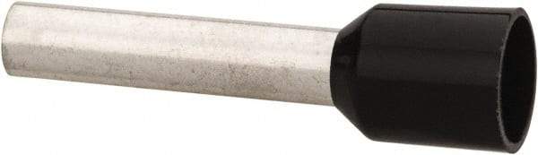 ACI - 10 AWG, Partially Insulated, Crimp Electrical Wire Ferrule - 18mm Long x 3.9mm Diameter Pin, 26mm Overall Length - Eagle Tool & Supply
