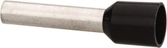 ACI - 10 AWG, Partially Insulated, Crimp Electrical Wire Ferrule - 18mm Long x 3.9mm Diameter Pin, 26mm Overall Length - Eagle Tool & Supply