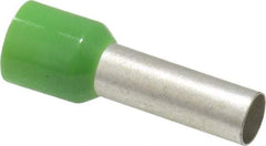 ACI - 6 AWG, Partially Insulated, Crimp Electrical Wire Ferrule - 18mm Long x 6.2mm Diameter Pin, 28.2mm Overall Length - Eagle Tool & Supply