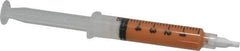 Radiac Abrasives - 5 g Diamond Grit Compound - Grade Medium, 3,000 Grit, Orange, For Mirror Finishing, Use on Carbide - Eagle Tool & Supply