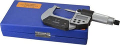 Value Collection - 1 Inch, Friction, Electronic Point Micrometer - 30° Point Angle - Eagle Tool & Supply