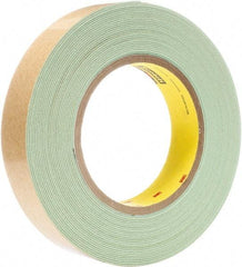 3M - 2" Wide x 10 Yd Long Green Rubber Masking Tape - Series 500 - Eagle Tool & Supply