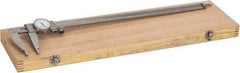 Value Collection - 0", 0.5" (Inside Range)" to 18" Range, 0.001" Graduation, 0.1" per Revolution, Dial Caliper - White Face, 3.39" Jaw Length - Eagle Tool & Supply