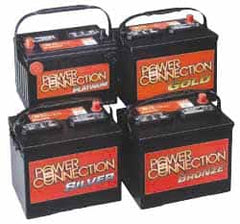 Value Collection - J250 BCI Group, 425 Min Reserve Cranking at 25 Amps, 6 Volt, Floor Scrubber Automotive Battery - Eagle Tool & Supply