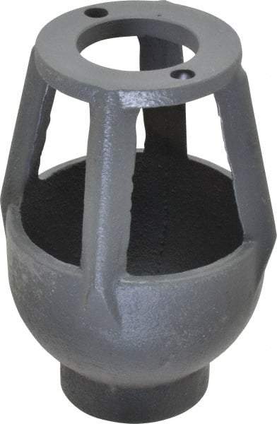 Watts - 3/4 to 1" Fit, 3-1/4" Diam, Air Gap Drain - 4-7/8" High, Cast Iron - Eagle Tool & Supply