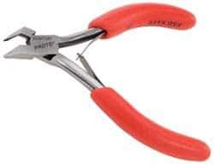 Proto - 4-1/2" OAL, 20 AWG Capacity, Flush Cutter - 3/8" Jaw Length x 7/16" Jaw Width, Angled Tip Head, ESD Cushion Handle - Eagle Tool & Supply