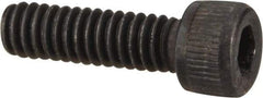 Value Collection - #5-40 UNC Hex Socket Drive, Socket Cap Screw - Alloy Steel, Black Oxide Finish, Fully Threaded, 7/16" Length Under Head - Eagle Tool & Supply