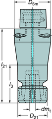 C63911432130 CAPTO ADAPTER - Eagle Tool & Supply