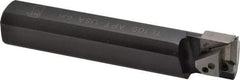 APT - 1-1/4" Min Bore Diam, 4" OAL, 1" Shank Diam, Indexable Boring Bar - TPG Insert, Screw or Clamp Holding Method - Eagle Tool & Supply