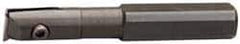 APT - 1/2" Min Bore Diam, 3-1/4" OAL, 5/8" Shank Diam, Indexable Boring Bar - 1-1/2" Max Bore Depth, TPG 221 Insert, Screw Holding Method - Eagle Tool & Supply