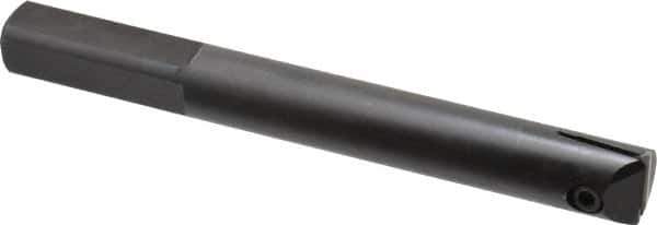 APT - 13/16" Min Bore Diam, 6-1/2" OAL, 3/4" Shank Diam, Indexable Boring Bar - 4-1/2" Max Bore Depth, TPG 321 Insert, Screw Holding Method - Eagle Tool & Supply