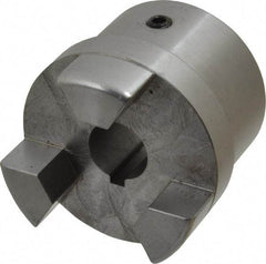 Boston Gear - 3/4" Max Bore Diam, FC25 Coupling Size, Flexible Half Coupling - 2-1/2" OD, 4.13" OAL, Steel - Eagle Tool & Supply
