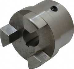 Boston Gear - 7/8" Max Bore Diam, FC25 Coupling Size, Flexible Half Coupling - 2-1/2" OD, 4.13" OAL, Steel - Eagle Tool & Supply