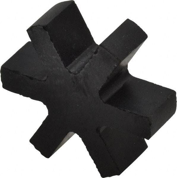 Boston Gear - 7/8" Max Bore Diam, FC15 Coupling Size, Flexible 3-Jaw Insert Coupling - 1-1/2" OD, Rubber, Order 2 Hubs & 1 Insert for Complete Coupling - Eagle Tool & Supply