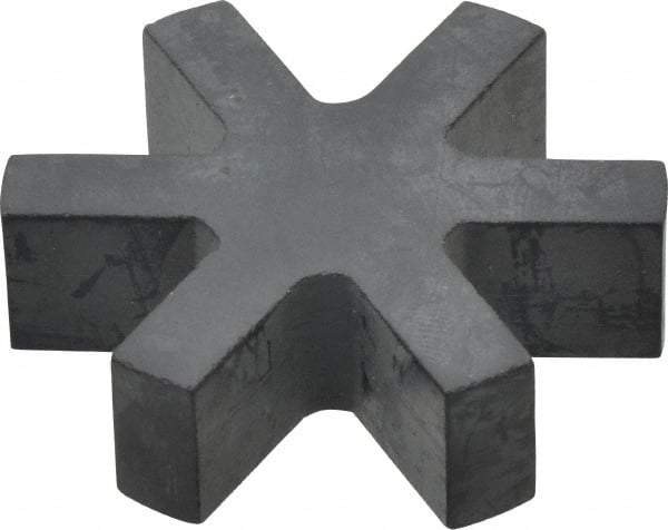 Boston Gear - 1-1/8" Max Bore Diam, FC20 Coupling Size, Flexible 3-Jaw Insert Coupling - 2" OD, Rubber, Order 2 Hubs & 1 Insert for Complete Coupling - Eagle Tool & Supply